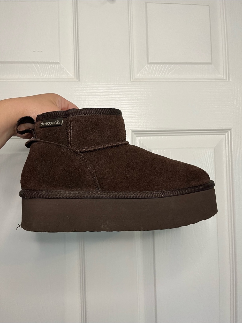Brown Boot platform Bearpaw